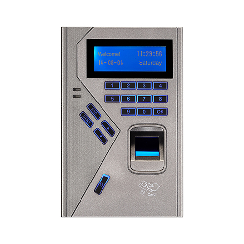 蓝屏一体指纹门禁机